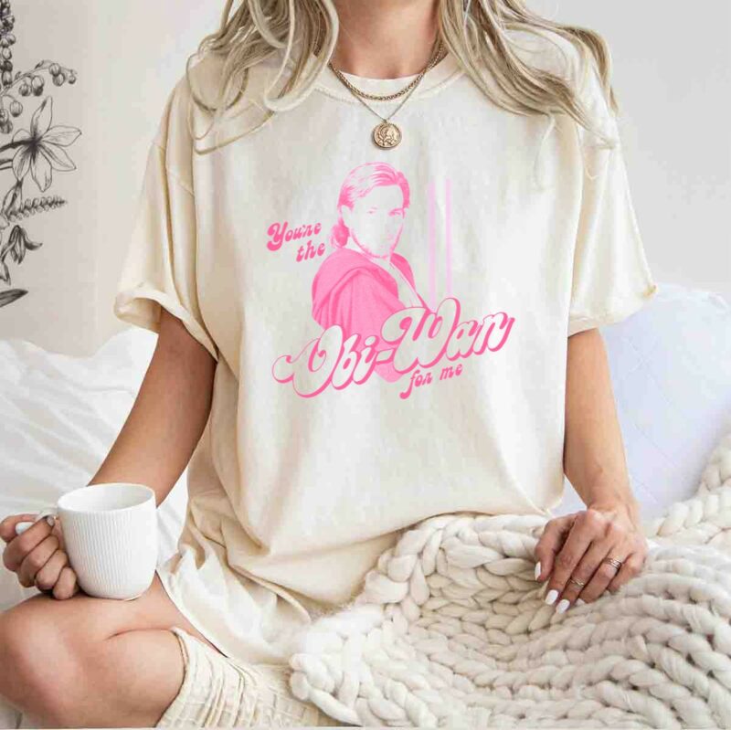 star wars valentines day youre the obi wan for me pink heart t shirt t shirt 1 1