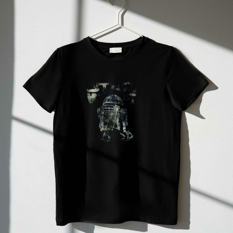star wars vintage style r2 d2 graphic c2 t shirt t shirt 1 1