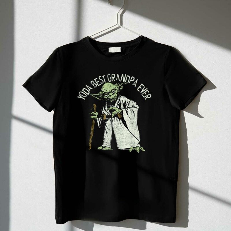 star wars yoda best grandpa ever t shirt t shirt 1 1