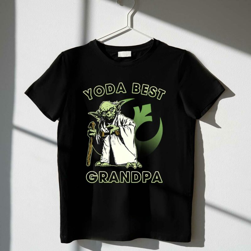 star wars yoda best grandpa rebel alliance t shirt t shirt 1 1