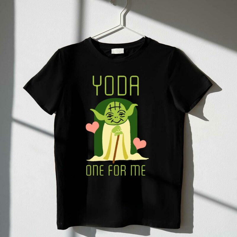 star wars yoda one for me valentines hearts cute t shirt t shirt 1 1