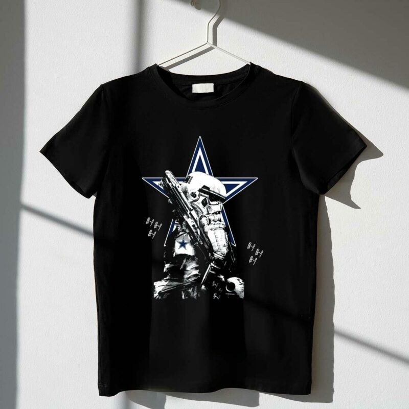 stormtrooper dallas cowboys star wars crossover fan t shirt t shirt 1 1
