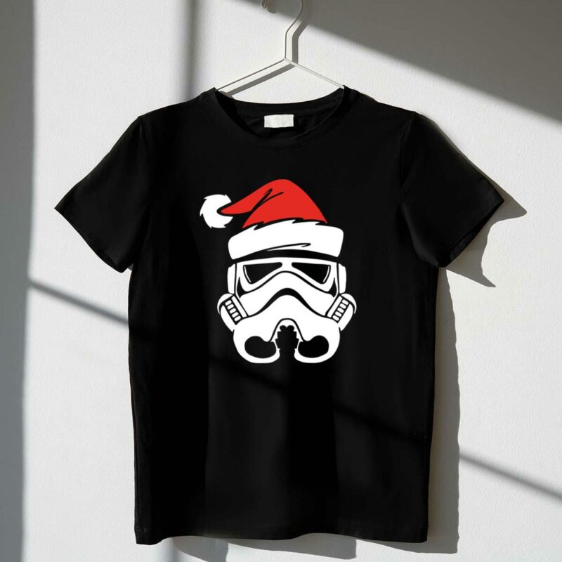 stormtrooper santa funny christmas star wars holiday mashup t shirt t shirt 1 1