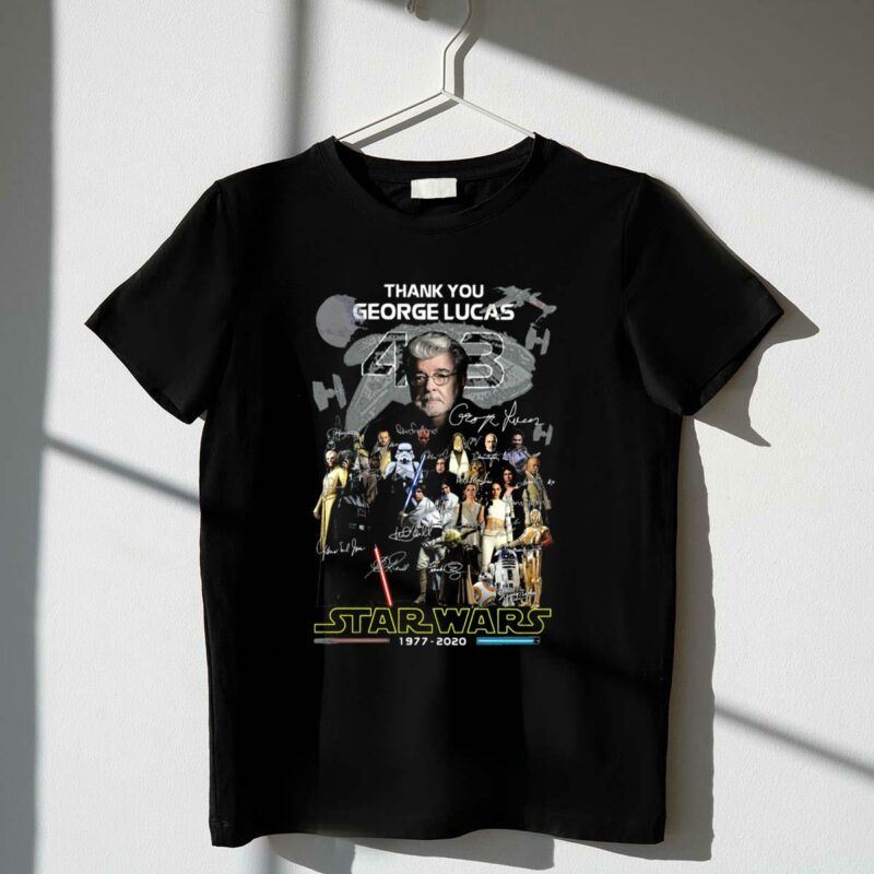 thank you george lucas 43 star wars 1977 2020 t shirt t shirt 1 1