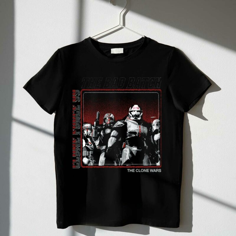 the bad batch clone force 99 star wars the clone wars t shirt t shirt 1 1