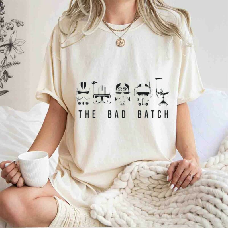 the bad batch star wars clone troopers helmets t shirt t shirt 1 1