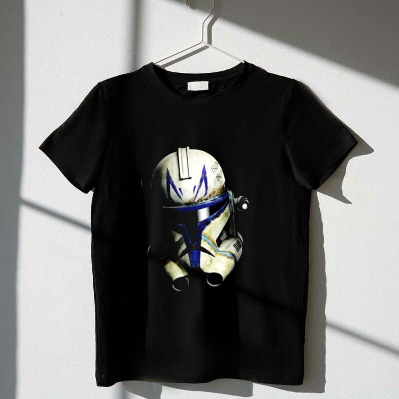 the clone wars captain rex helmet big face star wars t shirt t shirt 1 1