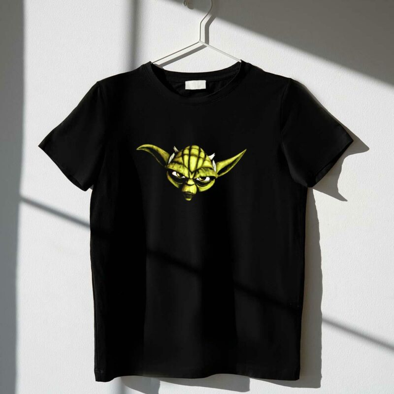 the clone wars yoda head face star wars t shirt t shirt 1 1