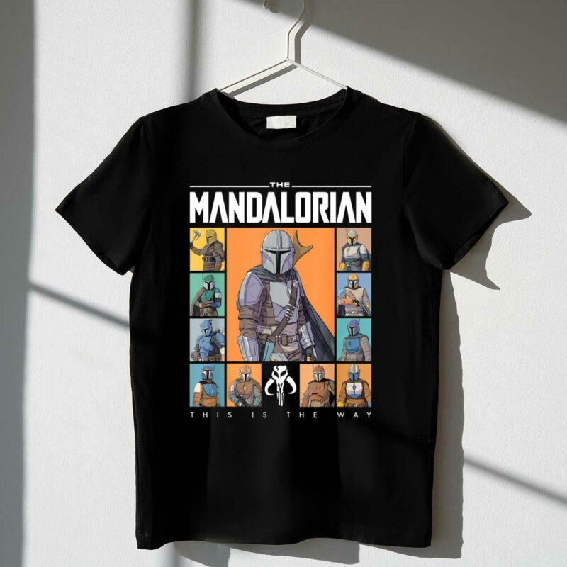 the mandalorian character grid this is the way star wars t shirt t shirt 1 1