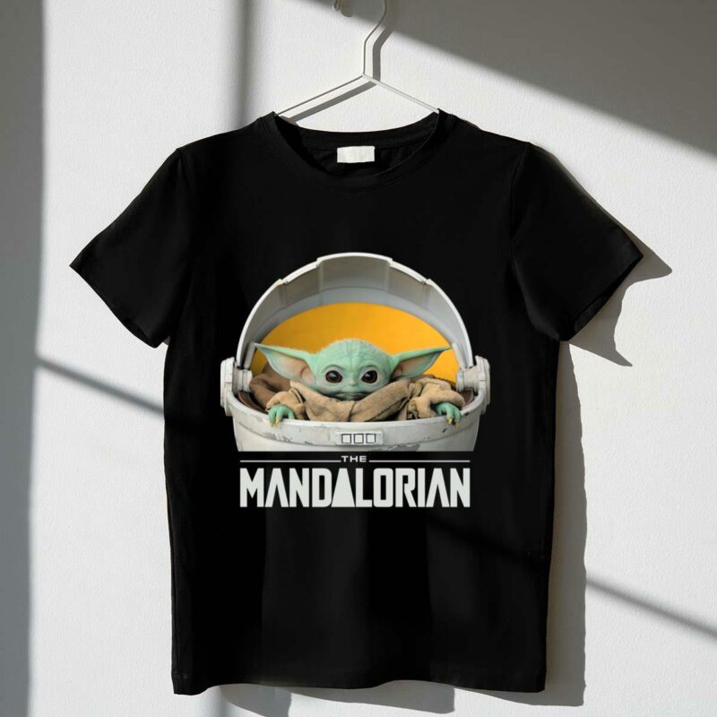 the mandalorian the child floating pod star wars grogu t shirt t shirt 1 1