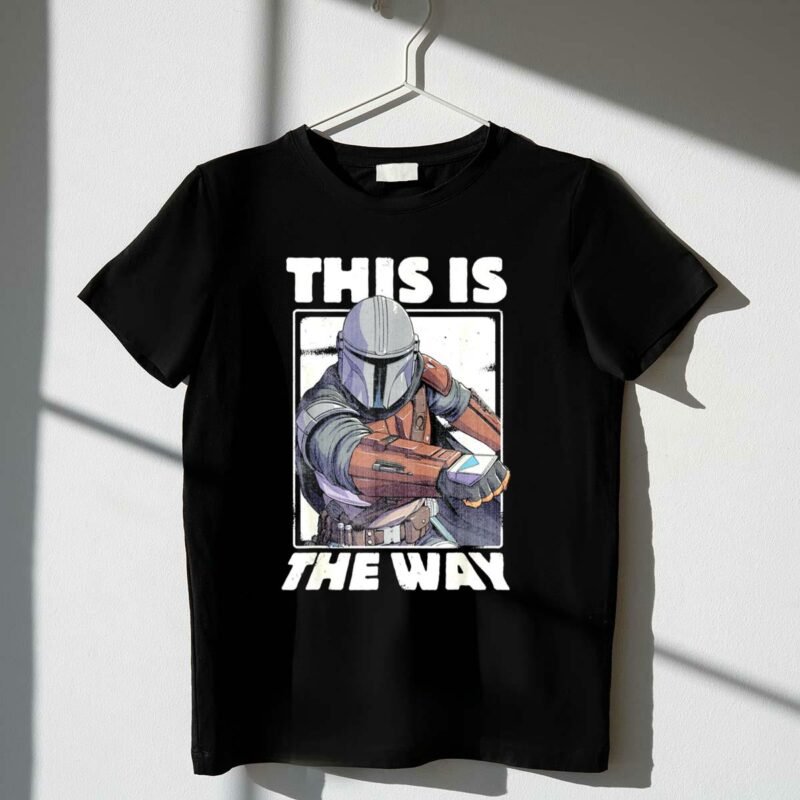 the mandalorian this is the way star wars action pose t shirt t shirt 1 1