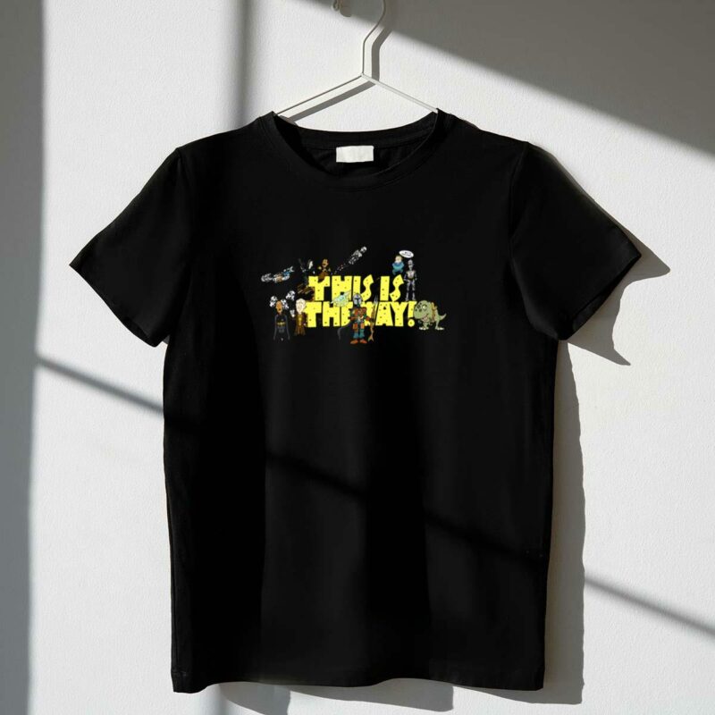 the mandalorian this is the way star wars characters t shirt t shirt 1 1