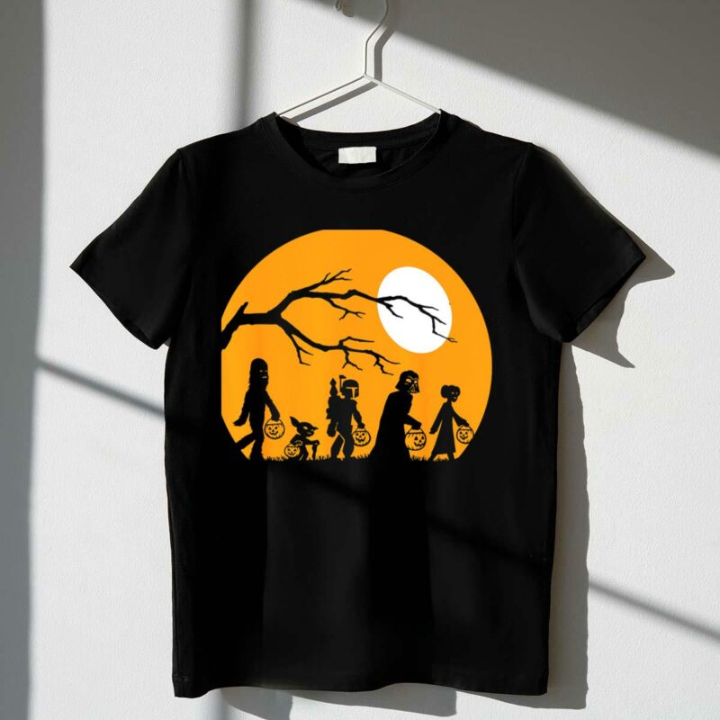 trick or treat halloween characters star wars t shirt t shirt 1 1