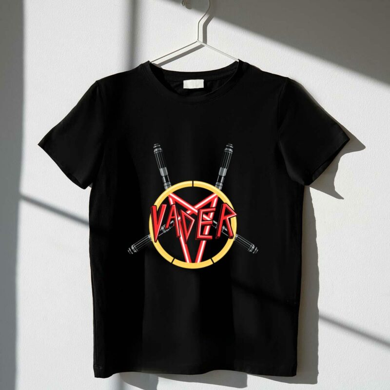 vader light saber star wars slayer t shirt t shirt 1 1