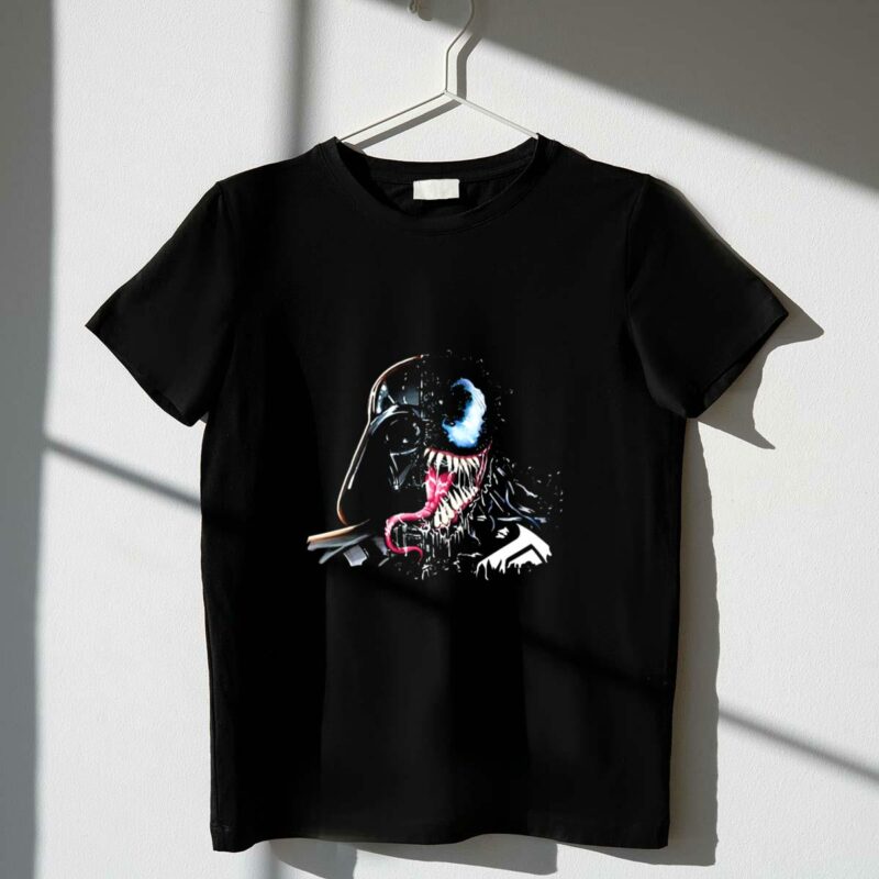 venom darth vader star wars crossover t shirt t shirt 1 1