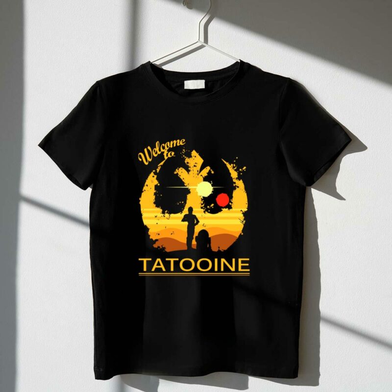 welcome to tatooine star wars desert landscape t shirt t shirt 1 1