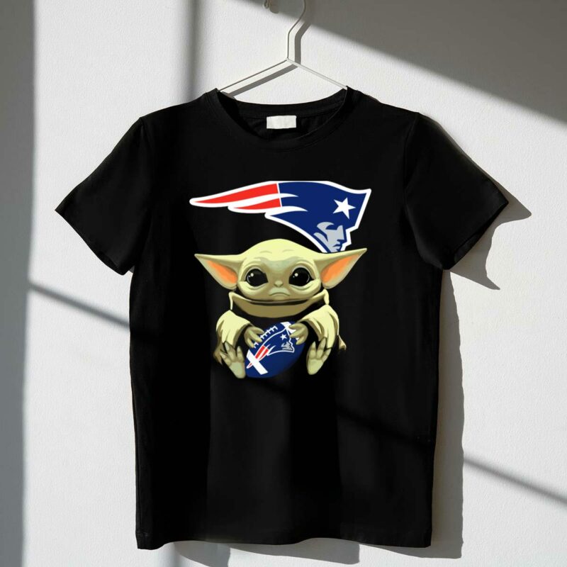 yoda baby patriots football star wars crossover t shirt t shirt 1 1