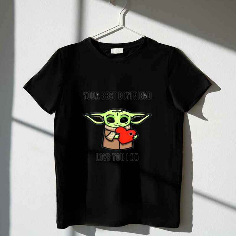 yoda best boyfriend love you i do grogu heart star wars t shirt t shirt 1 1
