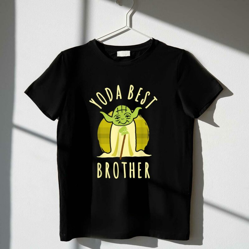 yoda best brother star wars cartoon yoda t shirt t shirt 1 1