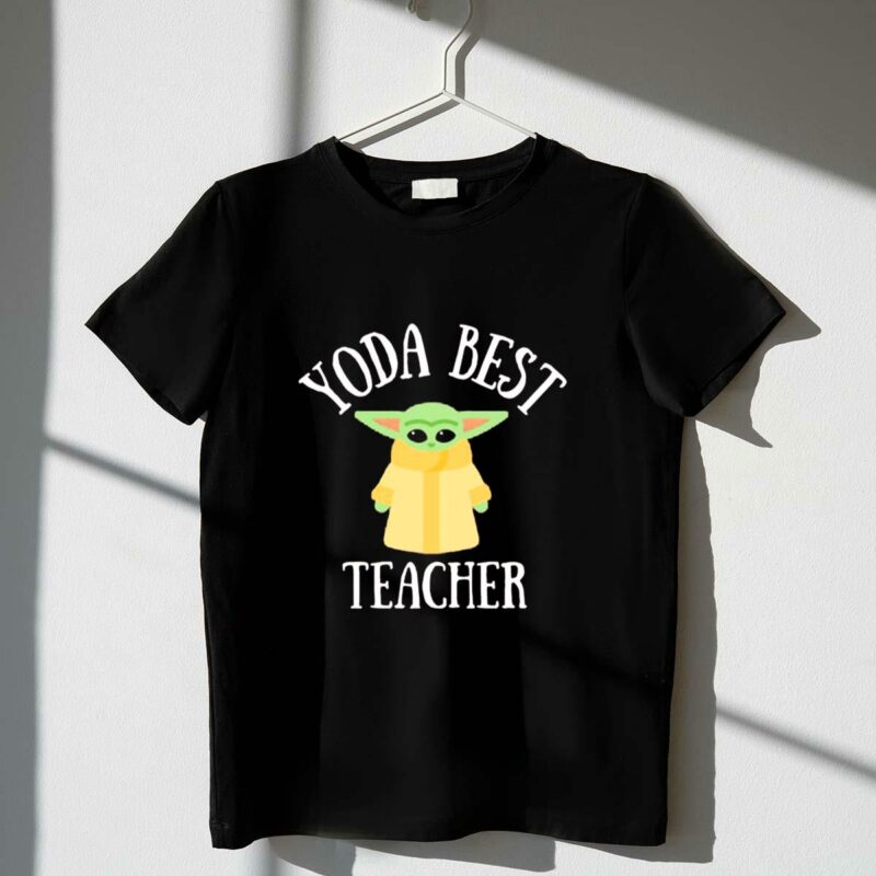 yoda best teacher baby yoda mandalorian star wars t shirt t shirt 1 1