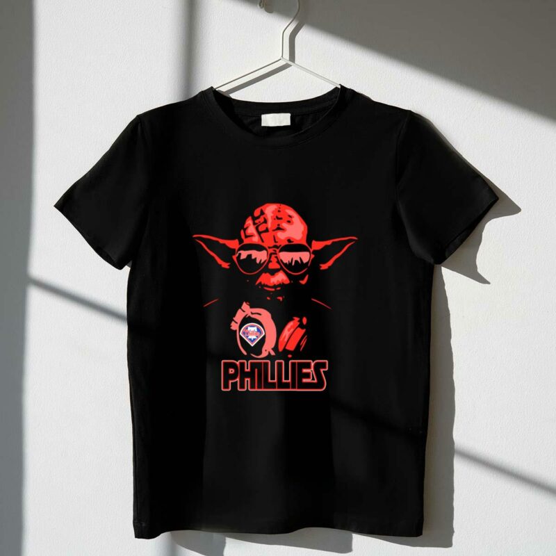 yoda star wars phillies baseball fans philadelphia integration t shirt t shirt 1 1