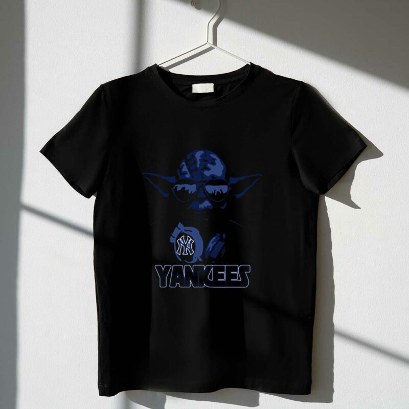 yoda star wars yankees new york fans with ny logo and dark t shirt t shirt 1 1