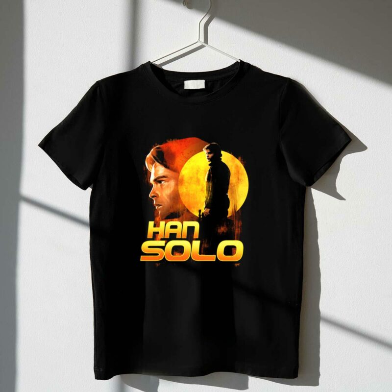 young and wild han solo star wars iconic character graphics t shirt t shirt 1 1